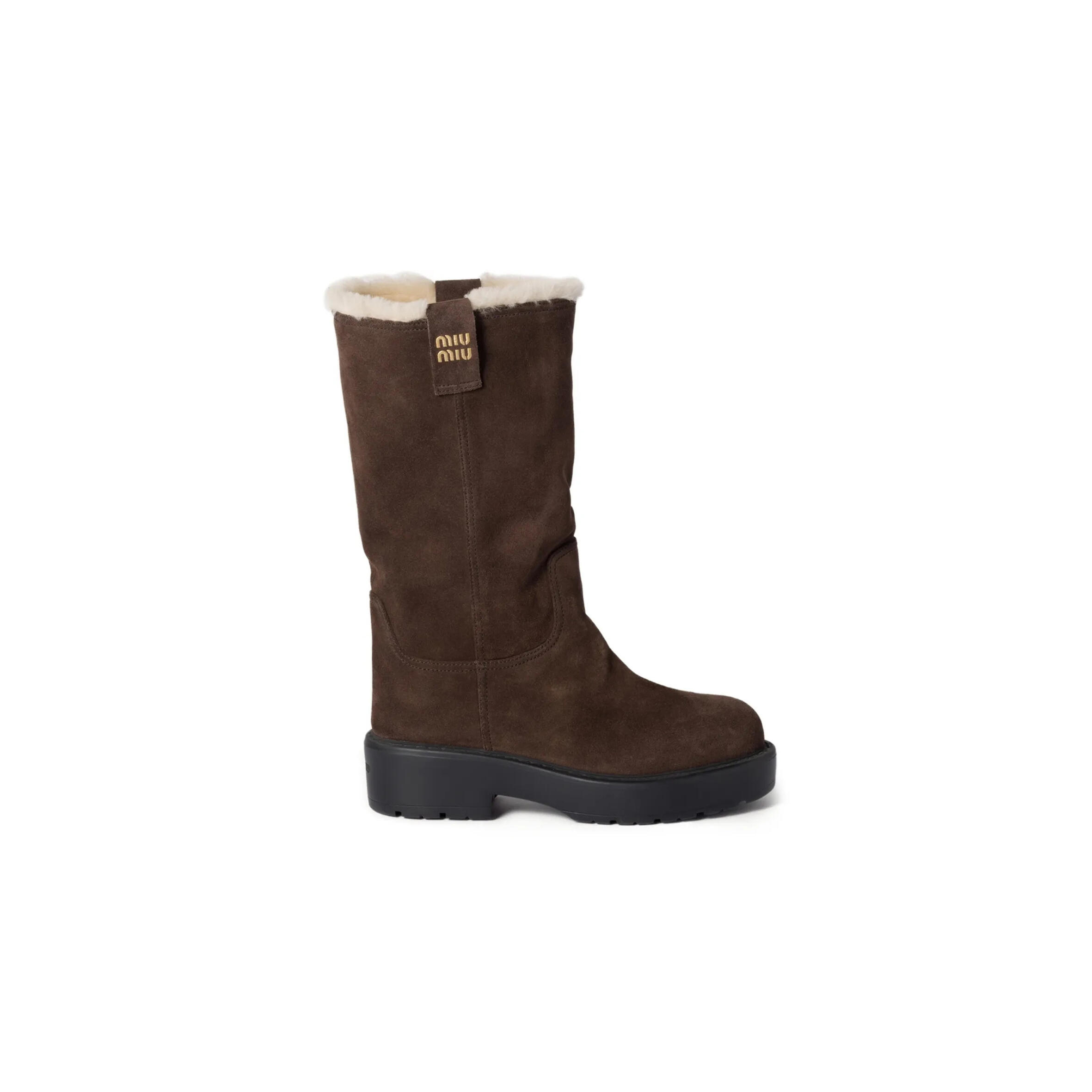M1v M1v shearling-lined suede boots